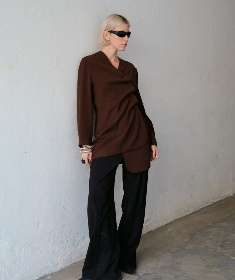 BLAZER DOLMA MARROM - M