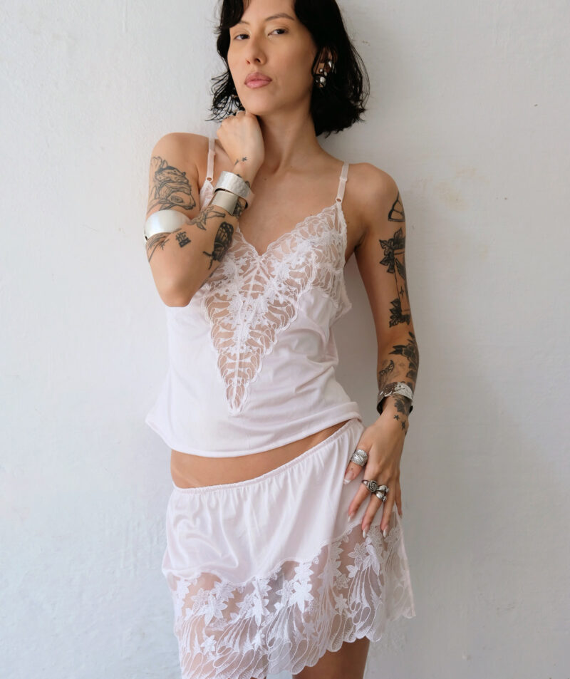 CONJUNTO RENDA ROSA - M