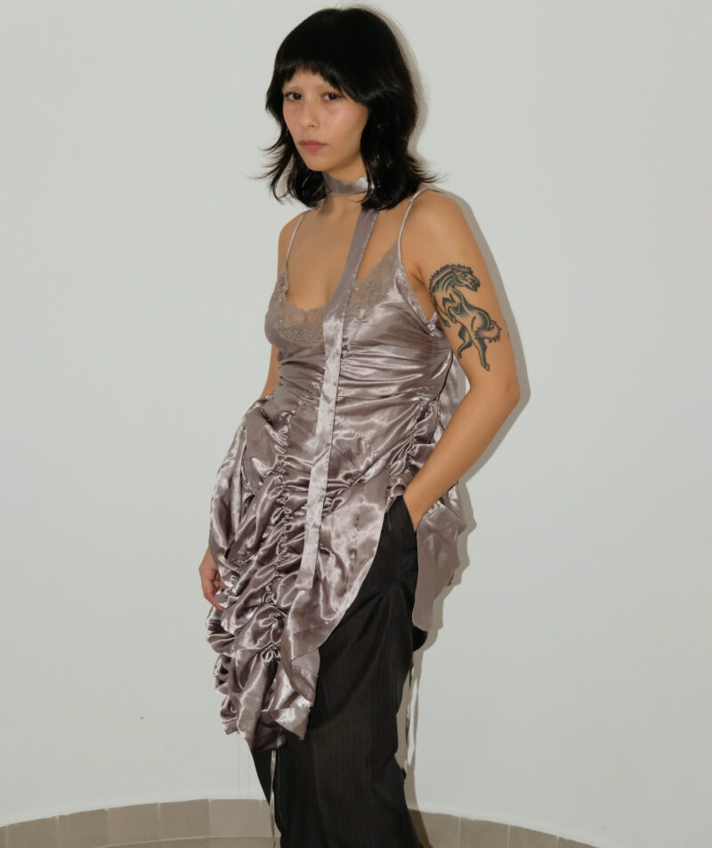 VESTIDO CINTILANTE MINI - P