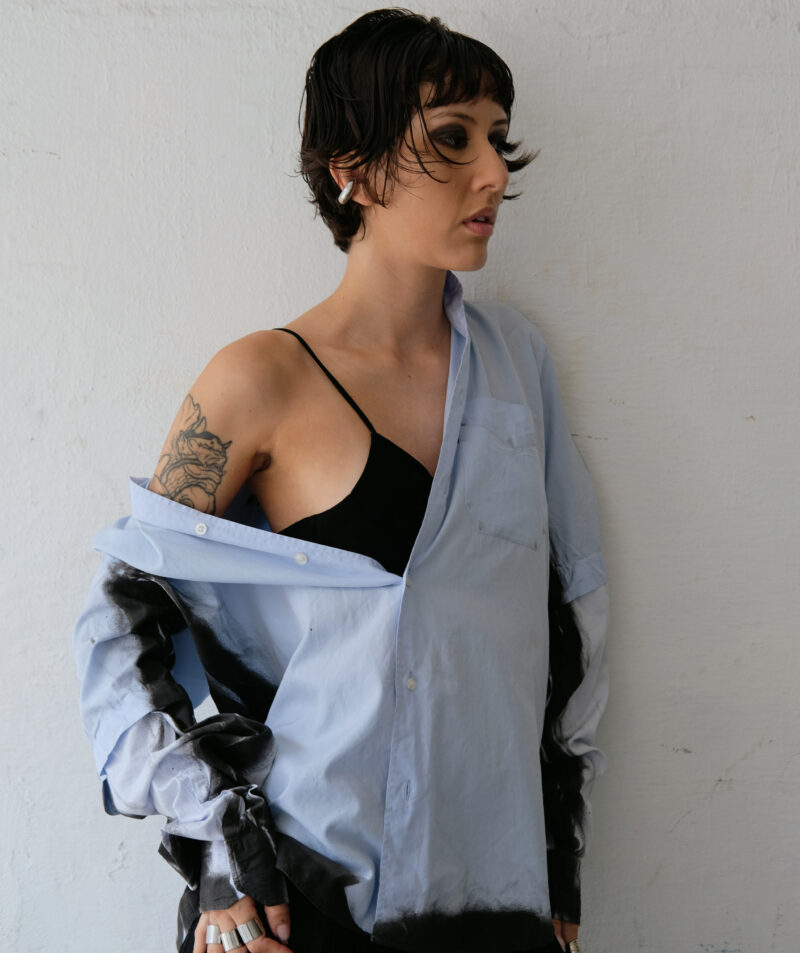 CAMISA GRAFFITO AZUL - G